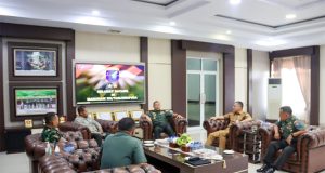 Pangdam XII/Tpr Terima Kunjungan Sesditjen Tanaman Pangan Kementan RI