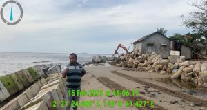 Proyek Pembangunan Pengamanan Pantai Senilai RP 19 Milliar APBN TA.2024 Di Kabupaten Ketapang Diduga Bermasalah
