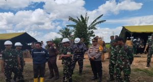 Danrem 121/Abw Tinjau Progres Pembangunan Yonif TP832/PA Ketapang