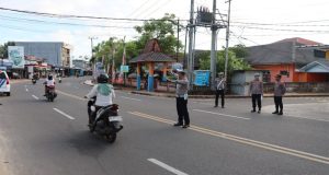 Polres Beltim Gelar Pengaturan Lalu Lintas Pagi Hari, Wujudkan Kamseltibcarlantas