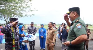 Pangdam XII/Tpr Sambut Kedatangan Pangkoarmada I