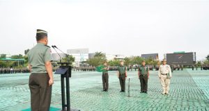 Kapoksahli Pangdam XII/Tpr Pimpin Upacara Bendera Tujuh Belasan