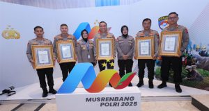 Musrenbang Polri 2025, Polres Ketapang Raih Penghargaan Sebagai Penyelenggara Pelayanan Prima