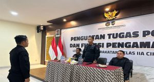 Lapas Kelas IIA Cikarang Lakukan Penguatan Tugas Pokok dan Fungsi Pengamanan