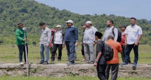 Kemenag Aceh Besar Lakukan Pengukuran Tanah Wakaf di Pulo Aceh