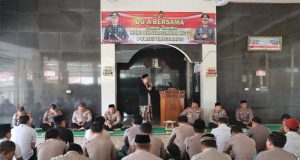 Polres Tanggamus Gelar Tausiyah dan Doa Bersama Sambut Hari Bhayangkara ke-79
