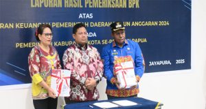 Terima LHP BPK, Bupati F.X Mote: “Kami Berkomitmen Terus Lakukan Perbaikan” “Target Tahun 2026 Kabupaten Waropen Akan Mendapatkan Opini”