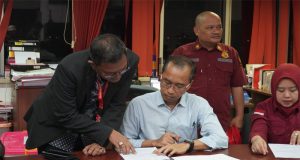 Penetapan Tersangka Dugaan Tindak Pidana Korupsi Kegiatan /Pekerjaan Kerjasama Mitra Bangun Guna Serah Pemanfaatan Barang Milik Daerah Berupa Tanah di Jalan Sudirman Kawasan Pasar Cinde Palembang