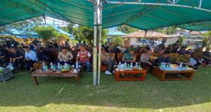 Kapolsek Tumbang Titi Pimpin Pengamanan Kegiatan “Gerebek Suro” dan Sedekah Bumi oleh Paguyuban Ikar Jati