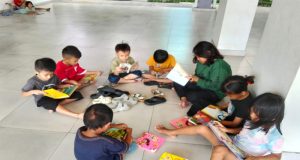 Perpustakaan Keliling di Rusunawa Rorotan Cilincing Disambut Antusias Anak-anak