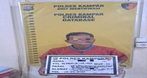Polres Kampar Tangkap Pelaku Pembakaran Lahan di Tepi Tol Bangkinang-Tanjung Alai