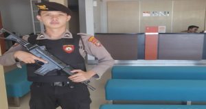 Sat Samapta Polres Beltim Laksanakan Pengamanan Rutin Objek Vital