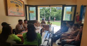 Kapolsek Simpang Dua Pimpin Rapat Konsolidasi Program Ketahanan Pangan “Satu Desa Satu Hektar”