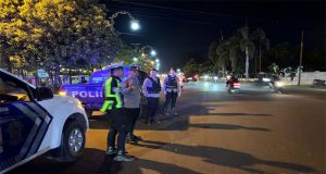 Ciptakan Kondisi Aman, Kasubbag strajemen Bagren Pimpin Patroli Antisipasi Balap Liar dan Gangguan Kamtibmas