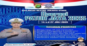 Satlantas Polres Metro Jakarta Utara Gelar Operasi Patuh Jaya 2025, Fokus pada Pelanggaran Fatal