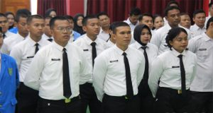 Lapas Pekanbaru Ikuti Apel Bersama Virtual, Menteri HAM Tekankan Semangat Persatuan dan Kolaborasi