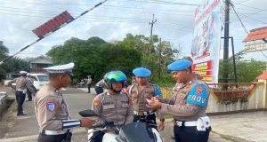 Ops Patuh Menumbing 2025, Kapolres Beltim Cek Kepatuhan Personel Sebelum Terjun ke Lapangan