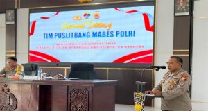 Polres Pidie Terima Kunjungan Tim Puslitbang Mabes Polri: Teliti Peran Polri Dalam Menyelamatkan Generasi Emas dari Bahaya Narkoba