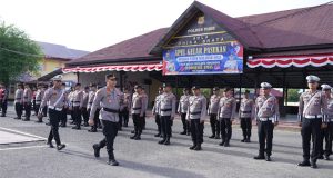 Kapolres Pidie Pimpin Apel Gelar Pasukan Operasi Patuh Seulawah 2025