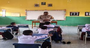 Bhabinkamtibmas Merangin Beri Pengarahan di MPLS SDN 017 Merangin, Tumbuhkan Rasa Aman dan Kamtibmas!