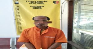 Polsek Kampar Amankan Pelaku Curanmor di Desa Pulau Sarak