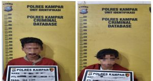 Resmob Polres Kampar Ringkus Pelaku Curat Toko Perhiasan Bangkinang, Uang Jutaan Rupiah Raib!