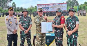 Dengan Semangat TMMD, Mewujudkan Pembagunan Dan Ketahanan Nasional Di Daerah