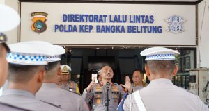 Kapolda Babel Beri Pesan Penting Ke Jajaran Lantas, Jaga Penampilan Hingga Utamakan Keselamatan