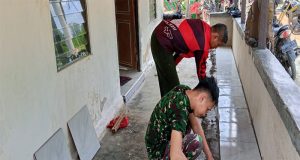 Satgas TMMD Reg Ke-125 Rehab Masjid di Gambir, Wujud Nyata Kepedulian TNI terhadap Tempat Ibadah