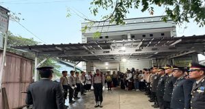 Polres Pesawaran Gelar Upacara Pemakaman Bripka Jestra Rastra, Kapolres: Almarhum Sosok Personel Teladan dan Sangat Disiplin