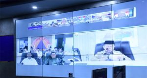 Cegah Karhutla, Bupati dan Kapolres Kampar Ikuti Rapat Virtual BNPB!