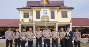 Lemdiklat Polri Lakukan Penelitian di Polres Kampar, Kapolres Sambut Hangat!
