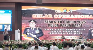 Polda Papua Barat Gelar Operasional Semester I Tahun 2025 Guna Tingkatkan Kinerja Satuan dan Ciptakan Kamtibmas