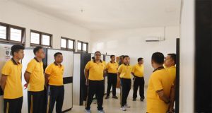 Kapolres Kampar Pastikan Barak Siaga Dhira Brata Polres Kampar Terjaga Kebersihan dan Kerapiannya!