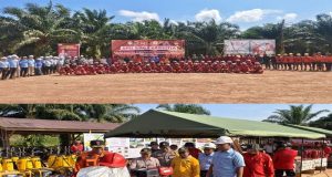 Cegah Karhutla Sampoerna Agro, PT Lanang Agro Bersatu gelar Pelatihan Karhutla dan Apel Siaga