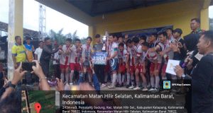 Tim MJC Jadi Juara, Bupati Ketapang Apresiasi Suksesnya Pertandingan