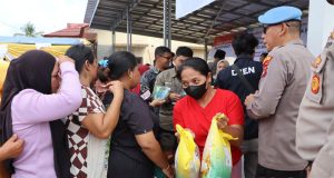 Gerakan Pangan Murah Polres Beltim, Harga Terjangkau Masyarakat