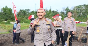 Sambut HUT Ke 80 RI, Polda Bangka Belitung Dan Jajaran Serentak Gelar Penanaman Ribuan Bibit Pohon