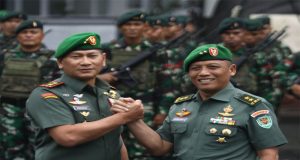 Tradisi Penyambutan Pangdam III/Slw, Mayjen TNI Kosasih, S.E