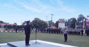 Peringatan HUT RI ke-80, Polres Kampar Gelar Upacara Bendera Merah Putih Dengan Semangat Patriotisme Tinggi