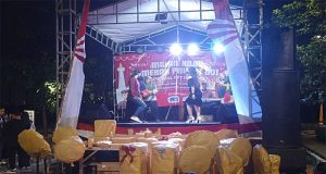 Malam Kilau Merah Putih Meriahkan HUT RI ke-80 di Rusunawa Rorotan