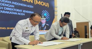 Sinergikan Potensi, Kanwil Ditjenpas Aceh dan ISBI Aceh Tandatangani Nota Kesepahaman