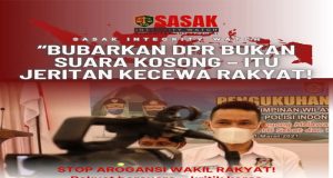 DPN Sasak Integrity Watch (SIW): Kritik Tegas terhadap Pernyataan Sahroni yang Sebut Rakyat “Tolol”