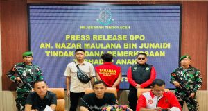 Kejati Bersama Polda Aceh Amankan DPO Kejari Sabang, Nazar Maulana