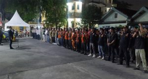 Kapolsek Cilincing AKP Bobi Subasri Pimpin Apel Patroli Lingkar Wilayah, Libatkan Tiga Pilar dan Elemen Masyarakat