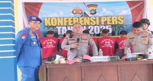 Sat Polairud Polres Beltim Tangkap 5 Orang Pelaku Tindak Pidana Perikanan, Dengan Cara Pengeboman Ikan