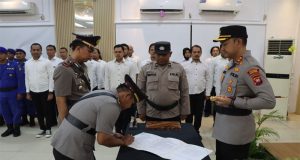 Kapolres Ketapang Pimpin Serah Terima Jabatan, Dua Kapolsek Dan Dua Kasat Berganti