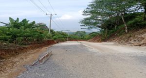 Keberadaan Proyek Rijit Beton Di Jalan Ruas Umbar Kiluan Di Apresiasi Oleh Tokoh Pemuda Bangun Rejo