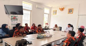 Audiensi Ketua dan Anggota Pengurus Pemuda Pancasila Ranting Sukapura dengan Lurah Sukapura