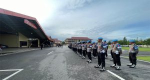 Wujudkan Profesionalisme Tata Upacara, Bidpropam Polda Kalbar Gelar Latihan PBB Rutin